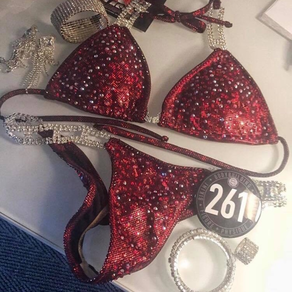 Red Toxic Angelz Competition Bikini